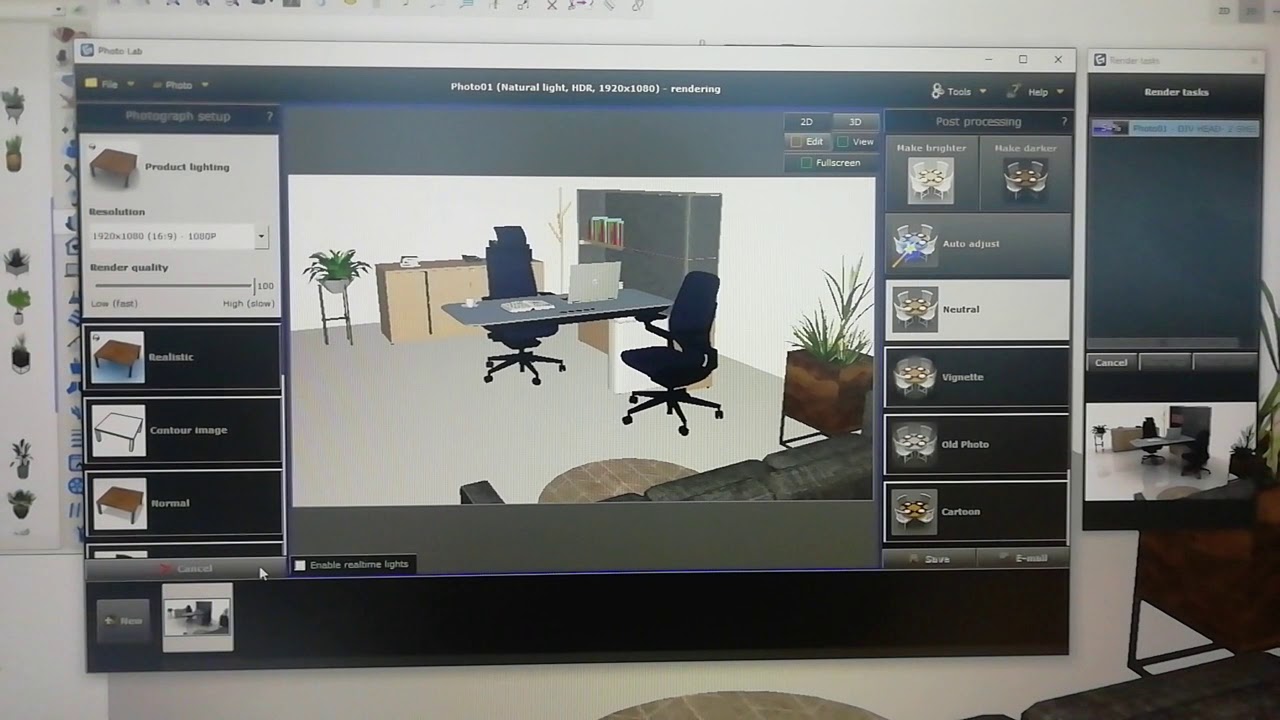 CET Designer for Interior Set-up