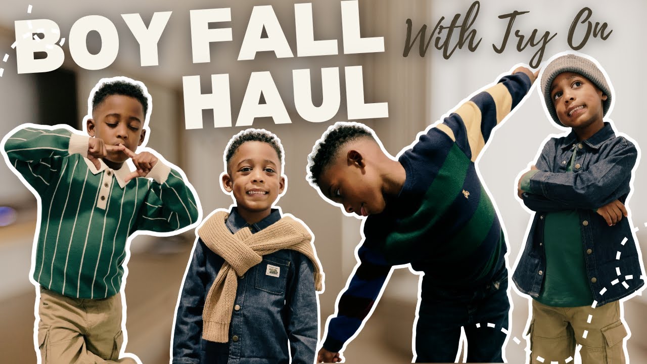 Fall Clothing Haul for Boys | Old Navy, Mango & Gap | 5 Year Old Boy Outfits
