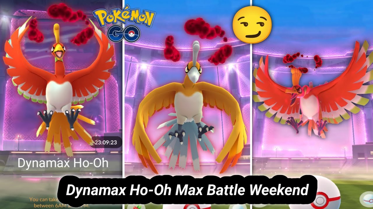 Pokemon go Dynamax Ho-Oh Max Battle Weekend in January 2026