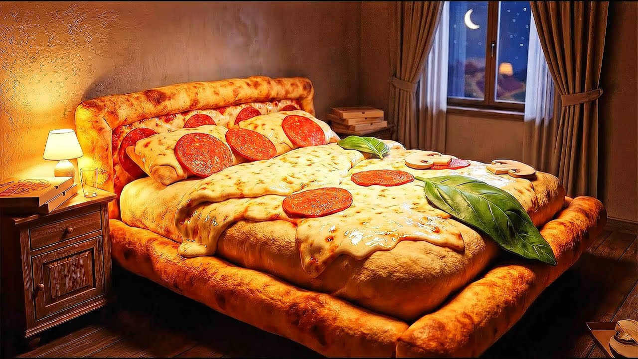 Which Food Bed Would You Sleep In? 🛏️🍕 | Deeply Satisfying AI ASMR