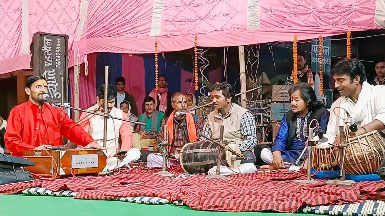 विषय कीर्तन सम्राट श्री संभू शरण झा जी द्वारा 16 मात्रा तीन ताल सोलो बादन लहरा || Sambhu Sharan Jha