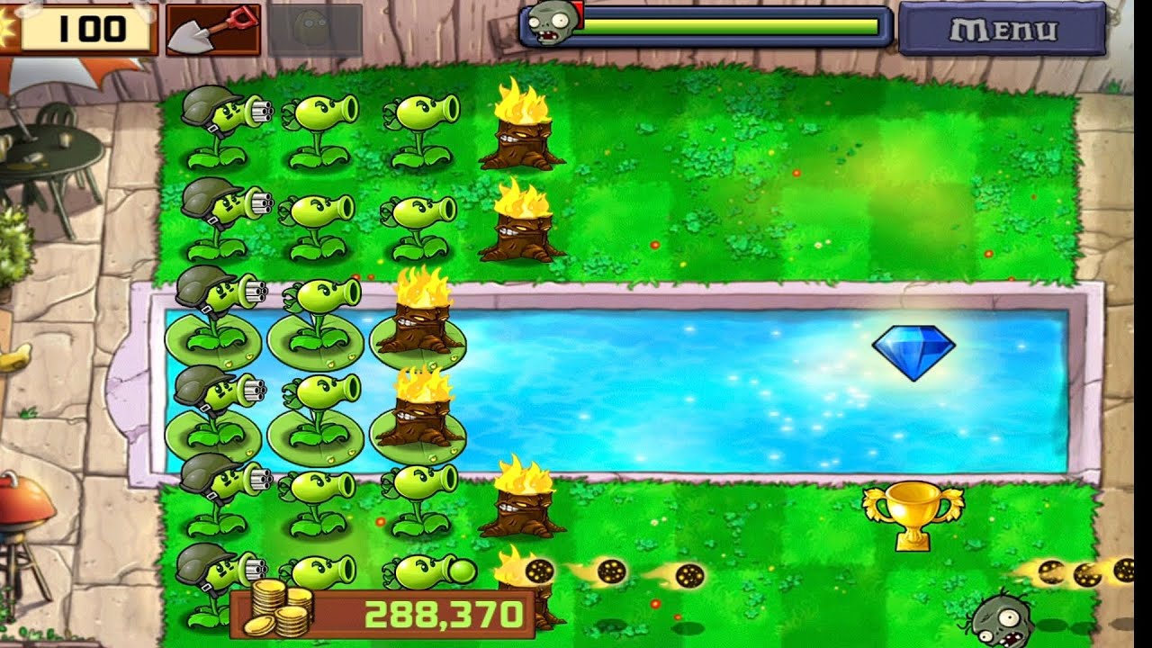Plants VS Zombies - Mini Games: Last Stand (Complete Gameplay And Walkthrough)