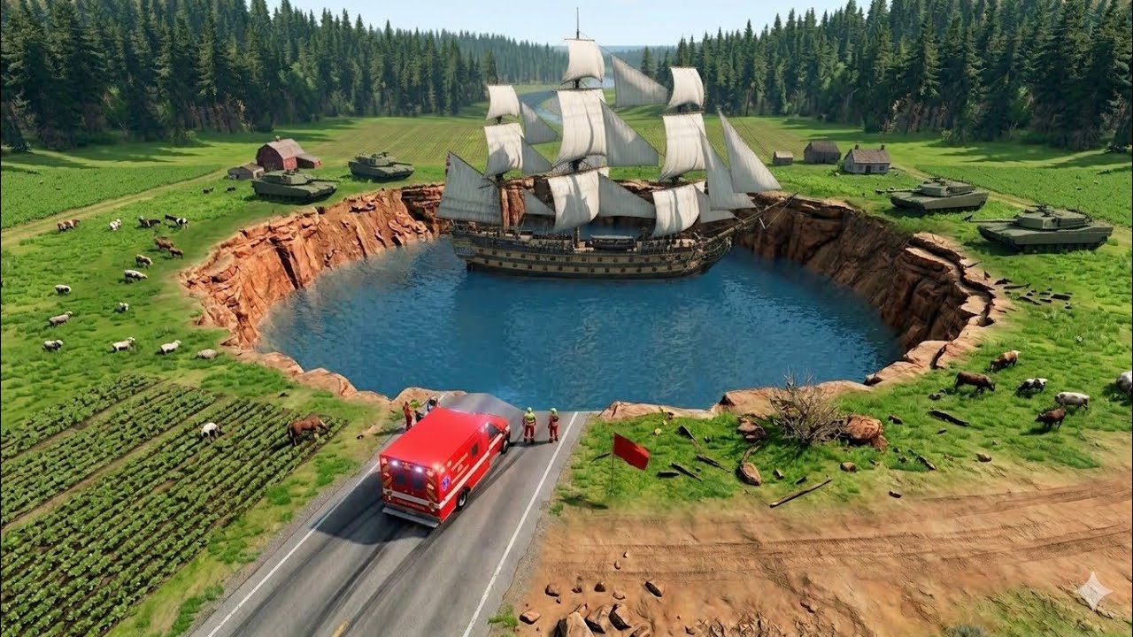 BIG & SMALL CARS vs GIANT PIT !!!!  #beamngdrive #bngdrive #bng