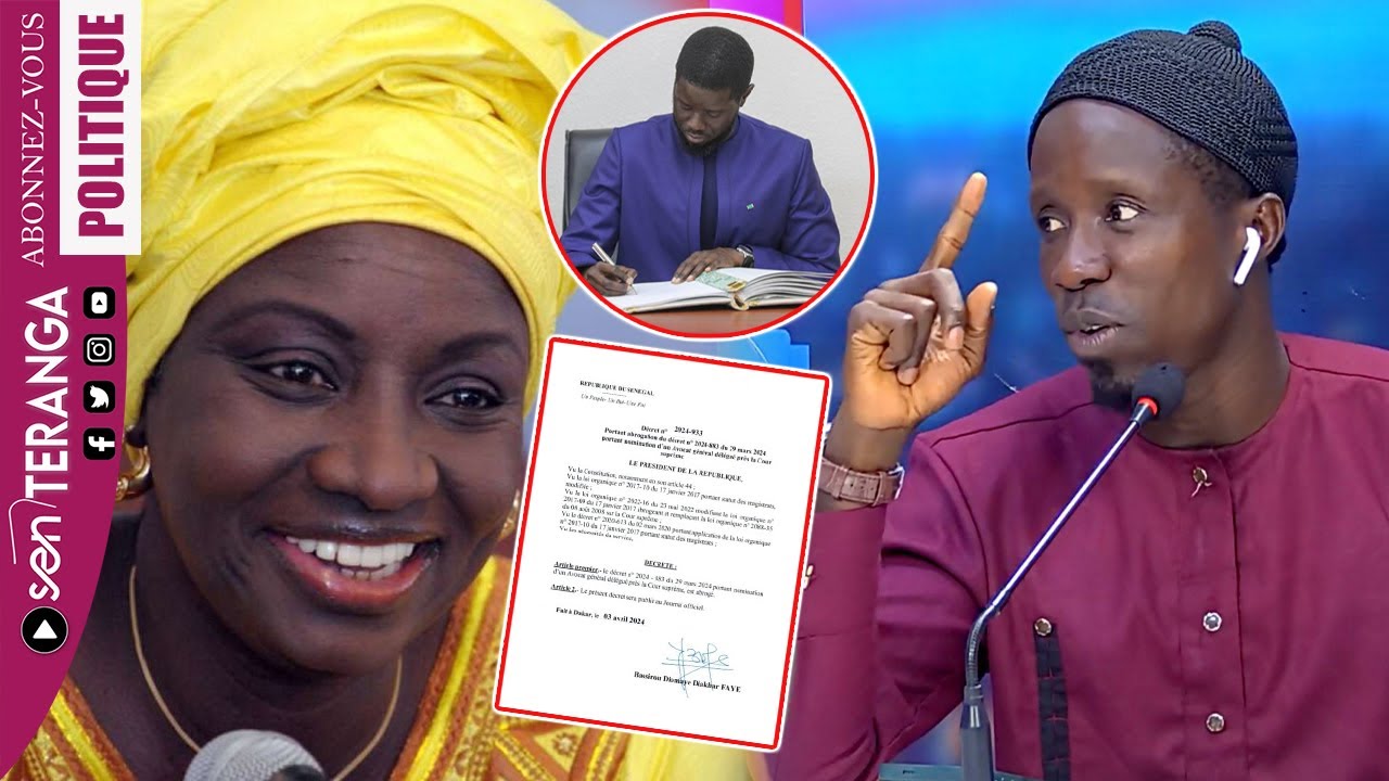 Nomination de Mimi Tour&eacute; par Diomaye, La r&eacute;action &agrave; chaud de Abdou Nguer