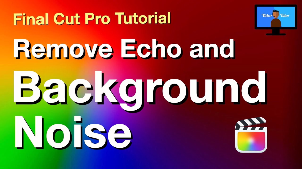 Remove Echo and Background Noise - No Plug-ins Final Cut Pro 10.6