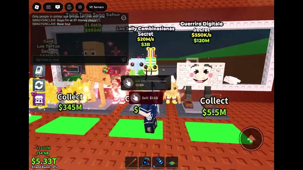 GUYS I HIT 5T MONEY ON STEAL A BRAIN ROT