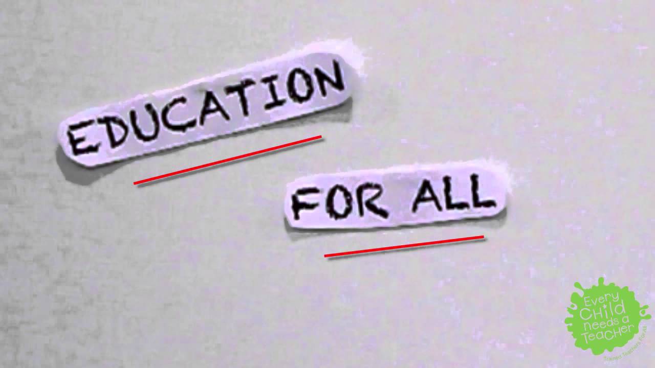 Every Child Needs a Teacher !