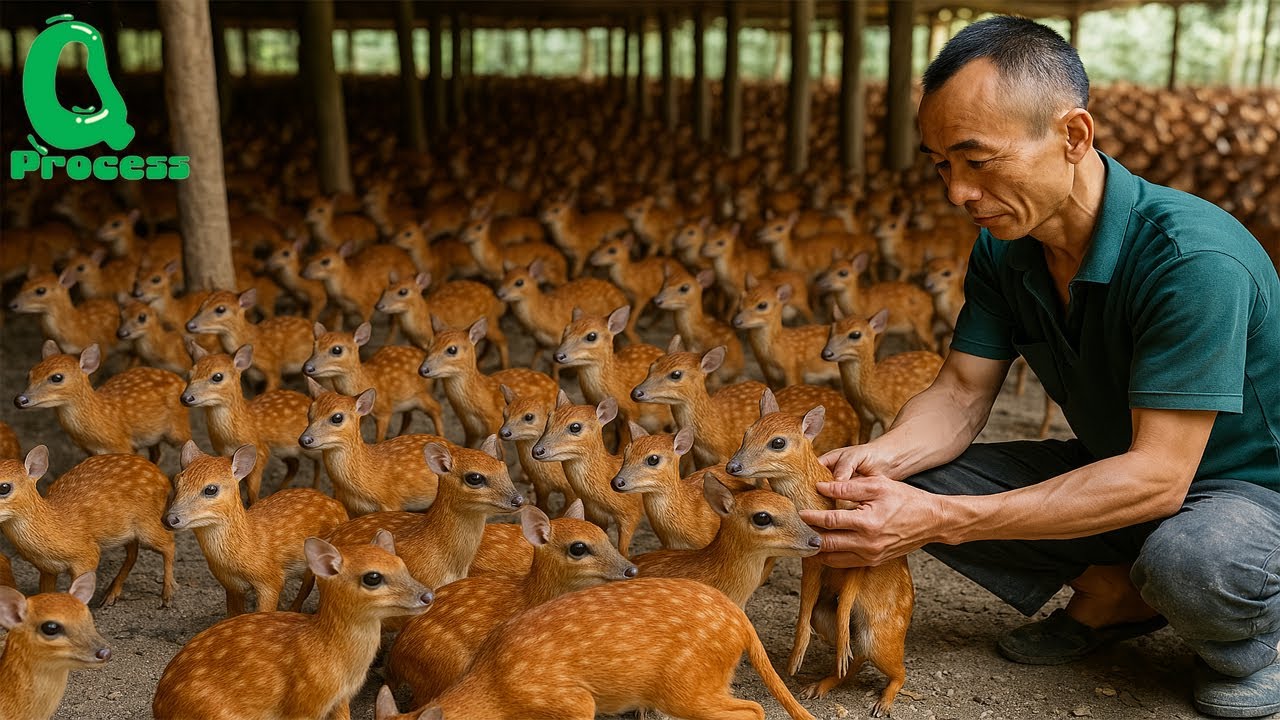 Mouse Deer Farming | Asia&rsquo;s Tiny Deer Raised by the Millions | Rare Farming Documentary