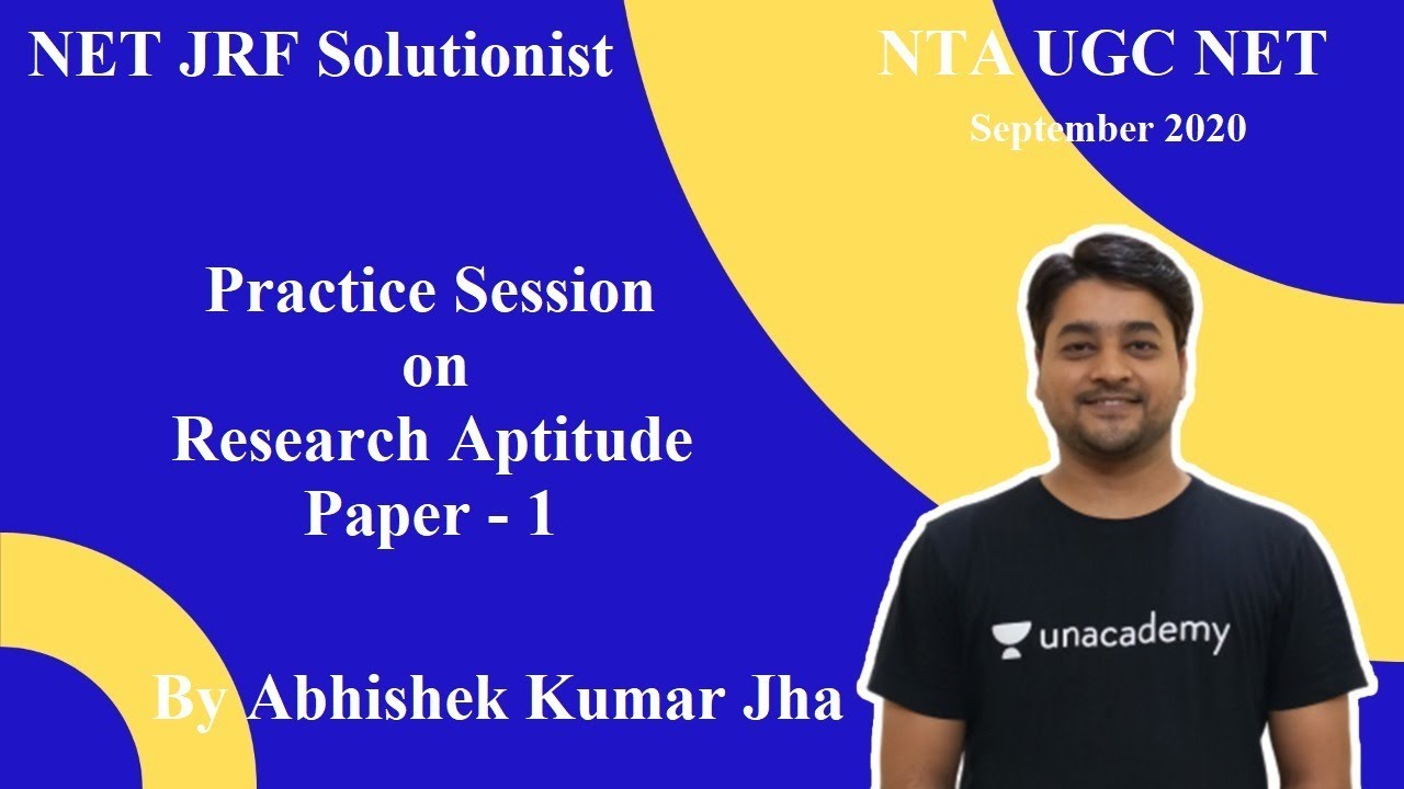 Practice Session on Research Aptitude PAPER - 1 || NTA UGC NET || September 2020