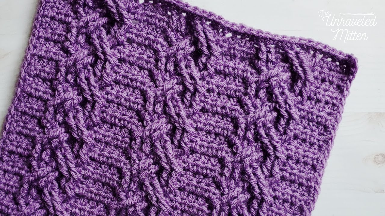 Braided Cable Crochet Stitch Tutorial
