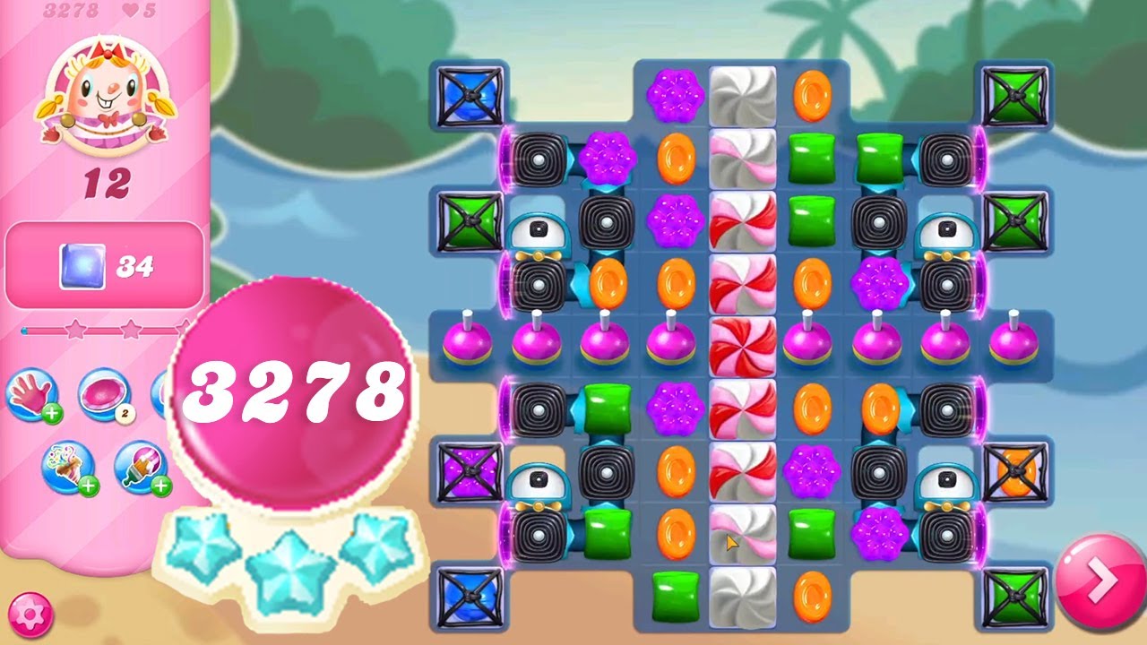 Candy Crush Saga Level 3278 || No Boosters || 3 Sugar Stars 🌟🌟🌟