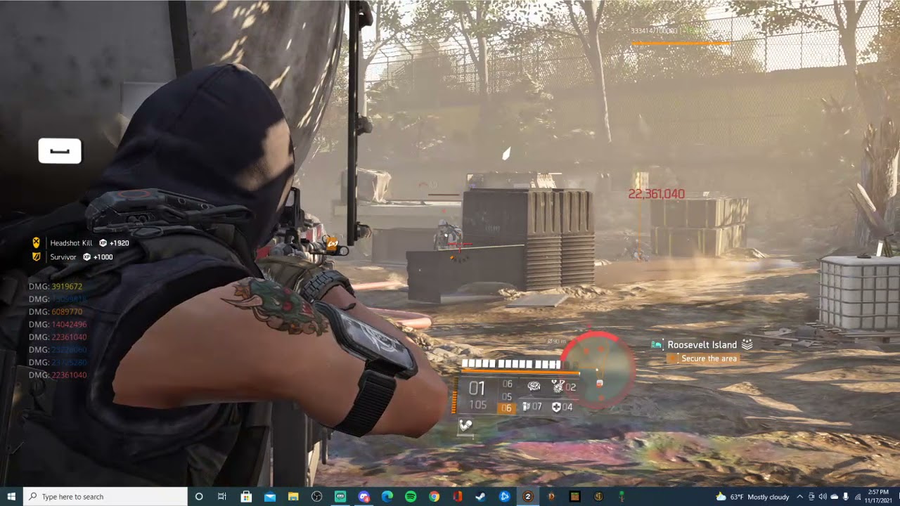 Solo sniper roosevelt island legendary in 38:31