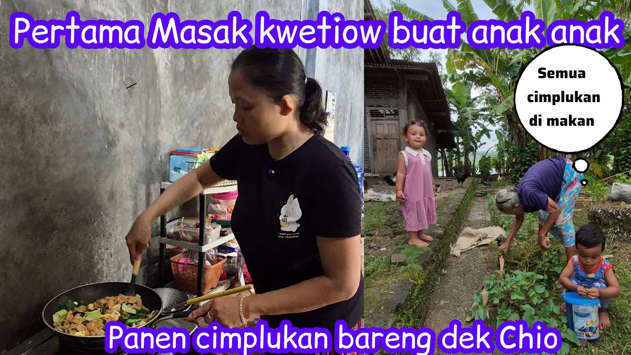 PERTAMA MASAK KWETIOW BUAT ANAK ANAK#alisya 
