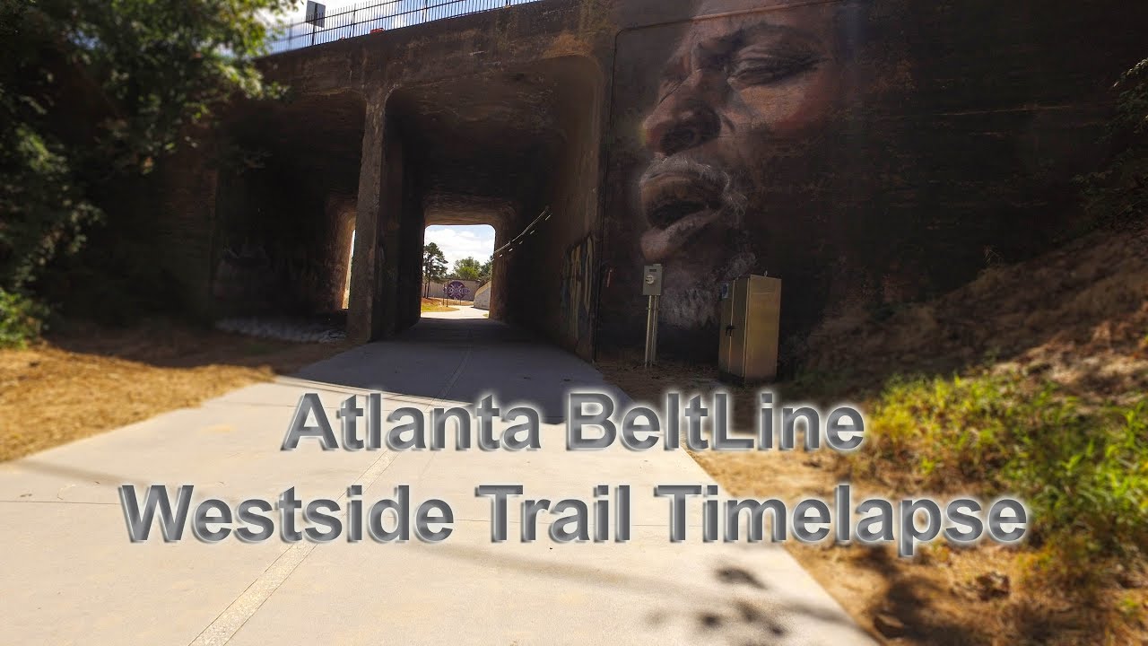 Atlanta BeltLine Westside Trail Timelapse By Georgia Drone Services