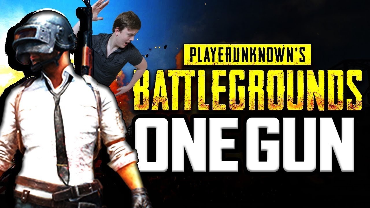 ONE GUN Player Unknown Battlegrounds CHALLENGE PUBG
