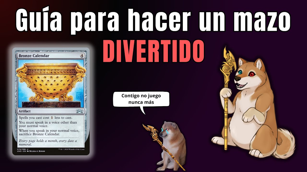 ¿Cómo hago un deck DIVERTIDO en Commander?