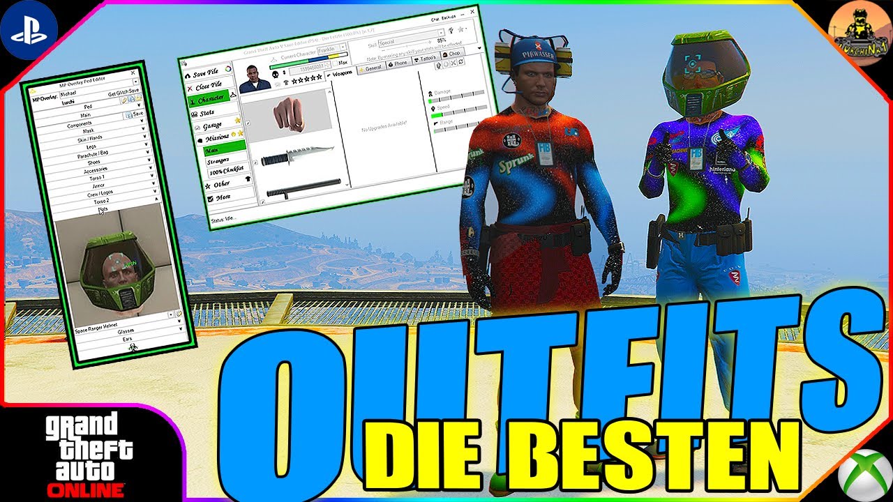 GTA 5 ONLINE *GEMODDETE OUTFITS* SELBST ERSTELLEN - PED OUTFITS SAVE EDITOR TUTORIAL