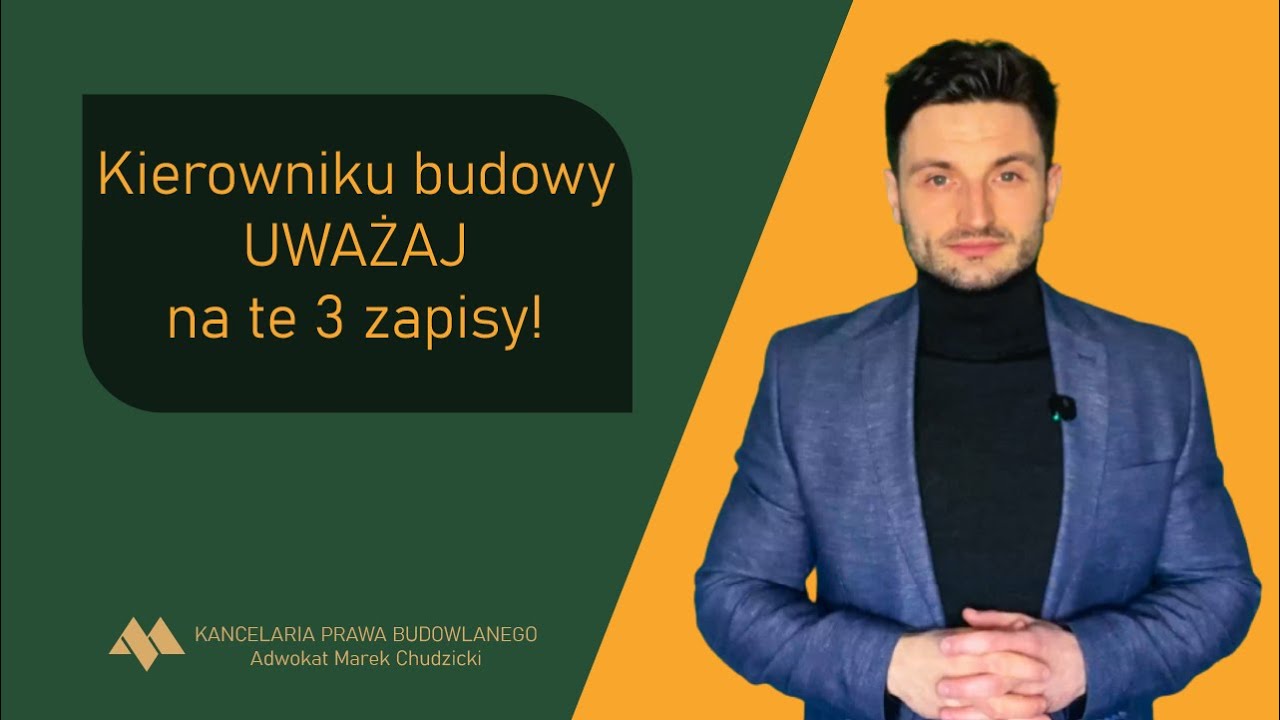 Kierownik budowy: 3 zapisy w umowie, które mogą Cię pogrążyć
