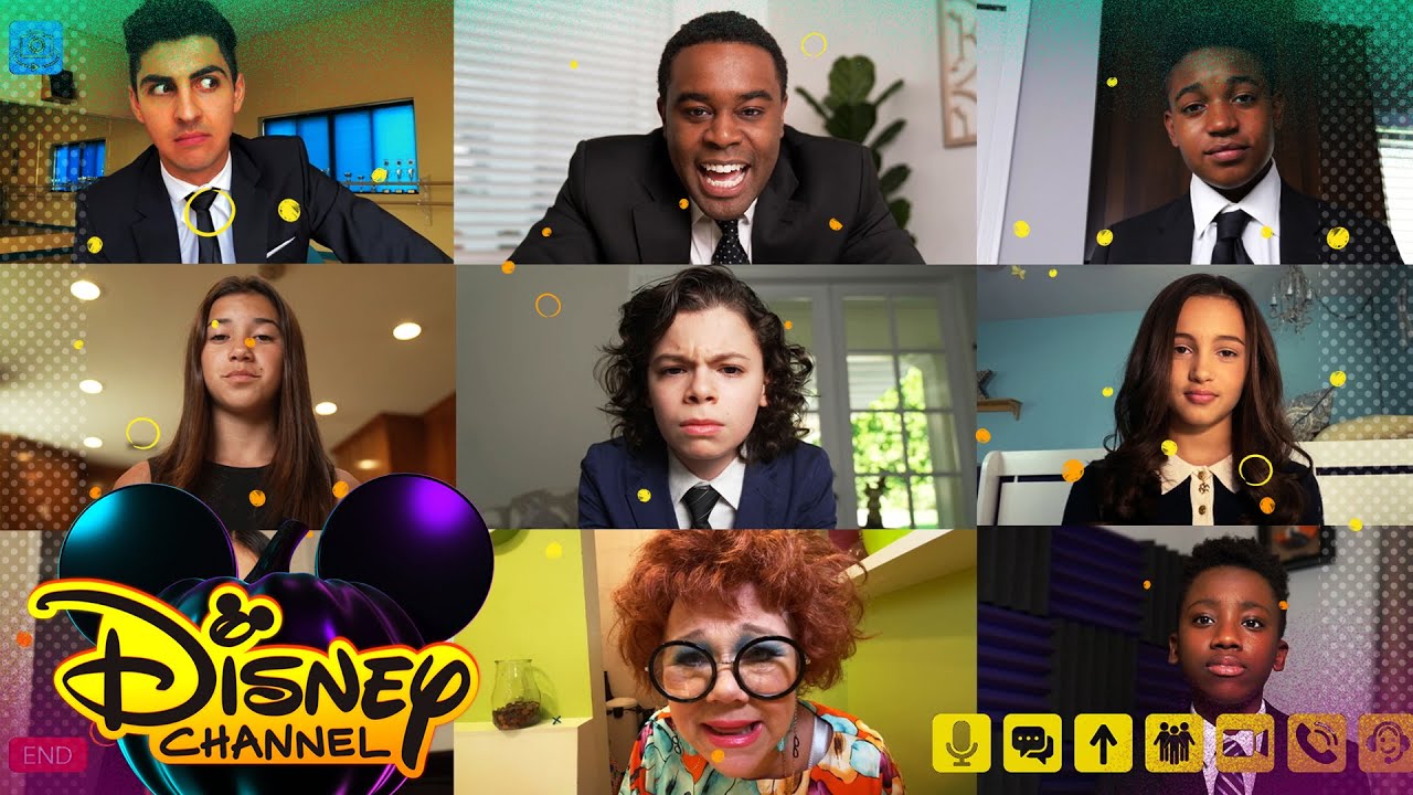 Parody Family Video Conference Call ft. Issac Ryan Brown 💻| Halloween House Party | Disney Channel