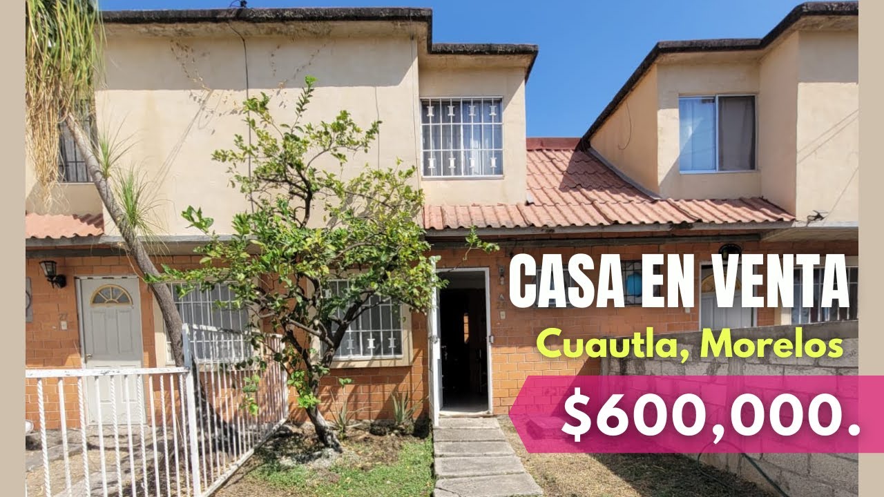 ¡VENDIDA! Casa en Venta 🏡 en Fracc. Villa Real en Cuautla Morelos / Precio $600,000