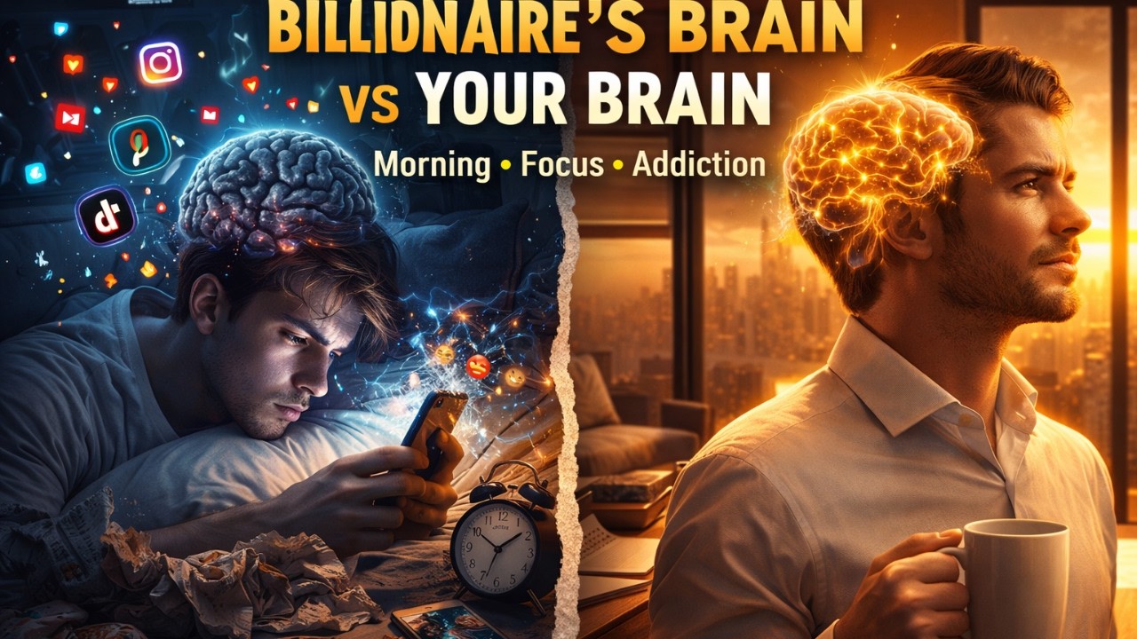 Billionaire’s Brain vs Your Brain: Morning Routine, Focus & Addiction