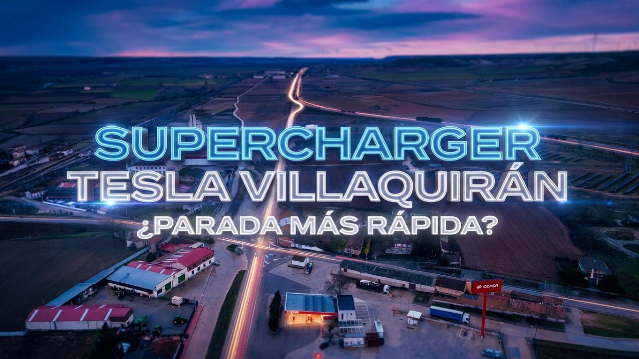 Vista aérea Supercharger Villaquirán de los Infantes, Burgos - Cepsa - 4K HDR