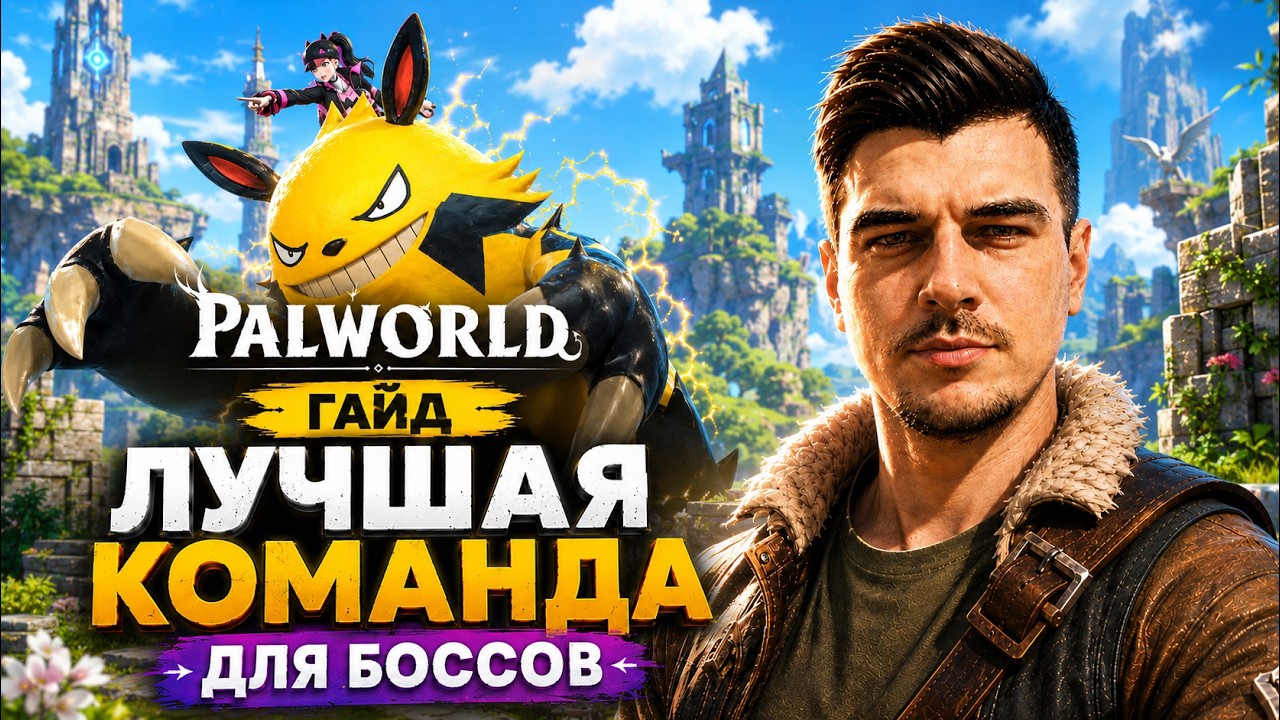 ГАЙД ЛУЧШИЕ БОЕВЫЕ ПАЛЫ PALWORLD 1.0 | КАК ПРОЙТИ СЛОЖНОГО БОССА