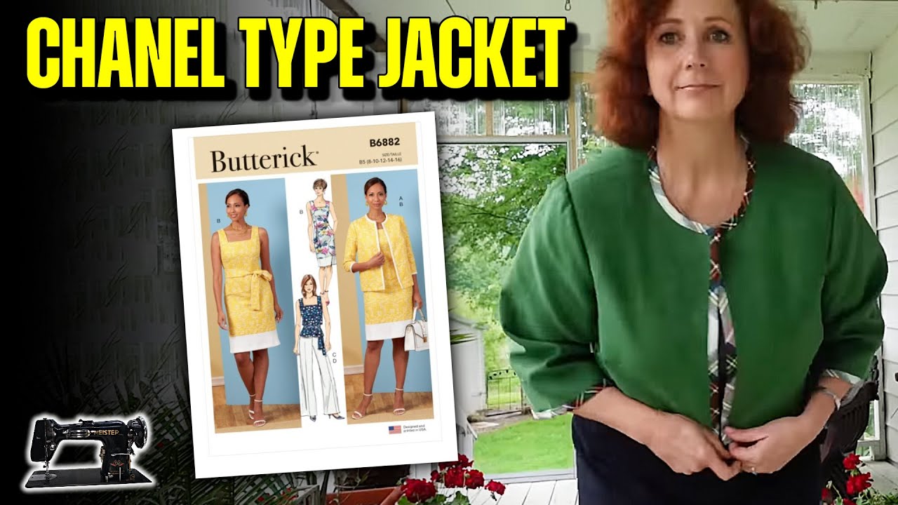 Sewing Butterick 6882 - Chanel type Jacket, tips and review