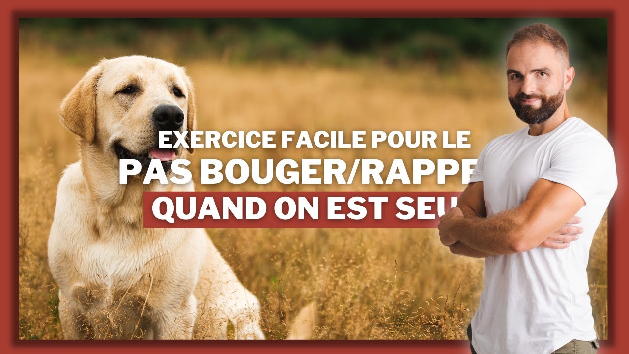 Exercice facile pour le PAS BOUGER/RAPPEL quand on est seul