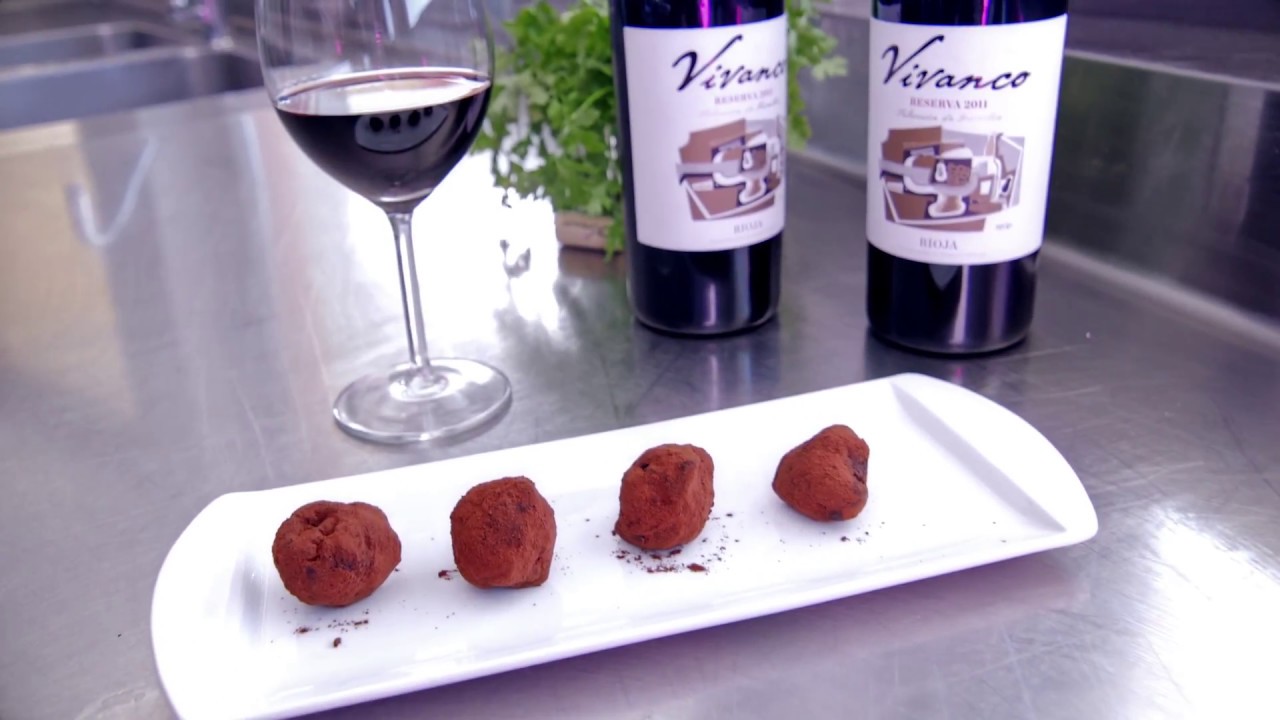 TRUFAS CON CHOCOLATE Y VINO TINTO CON DELICIOUS MARTHA