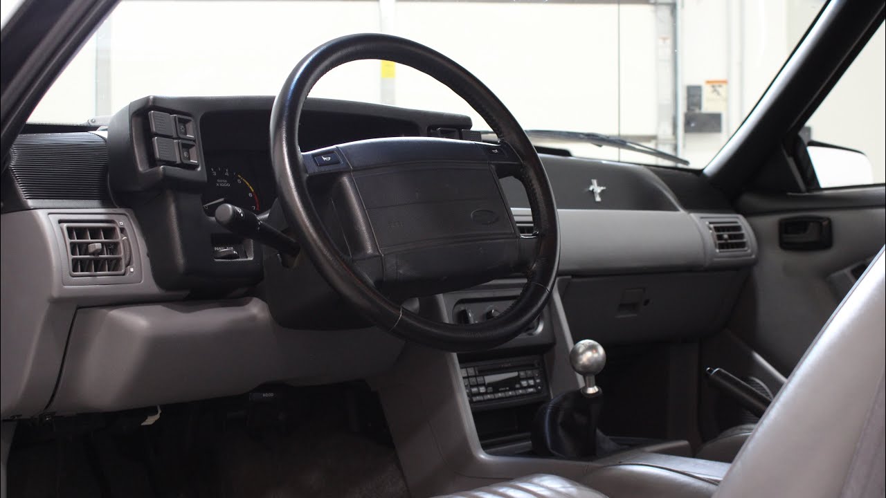 Driving Video: 26K-Mile 1993 Ford Mustang SVT Cobra on BaT