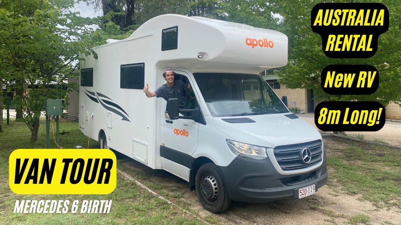 FULL VAN TOUR - Mercedes 6 Berth Motorhome - Australia Rental