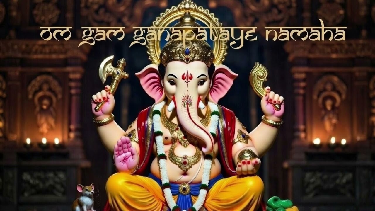 Ganesha Mantra 3 Hours 🕉️ Om Gam Ganapataye Namaha for Success, Focus & Protection