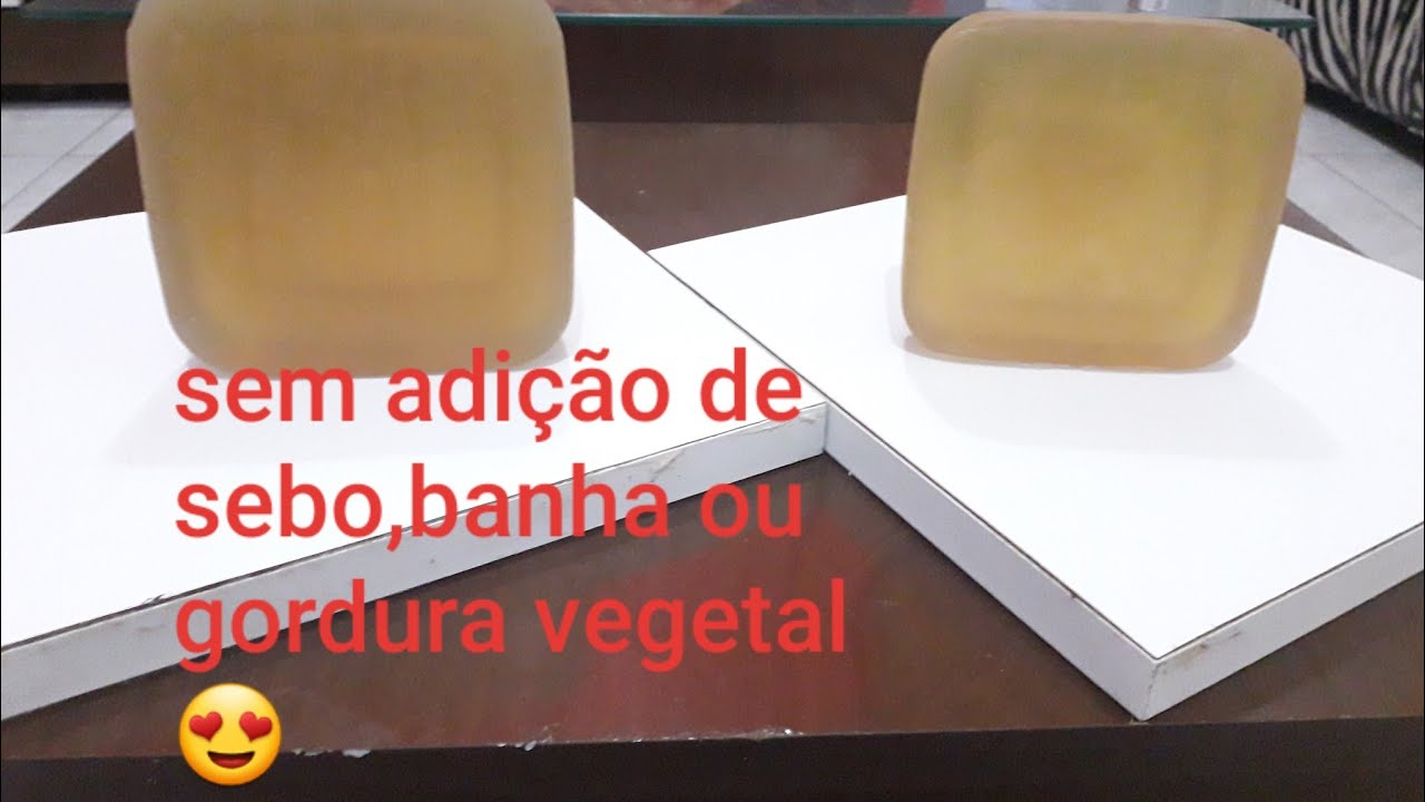 Base glicerinada feita somente com óleos Nobres