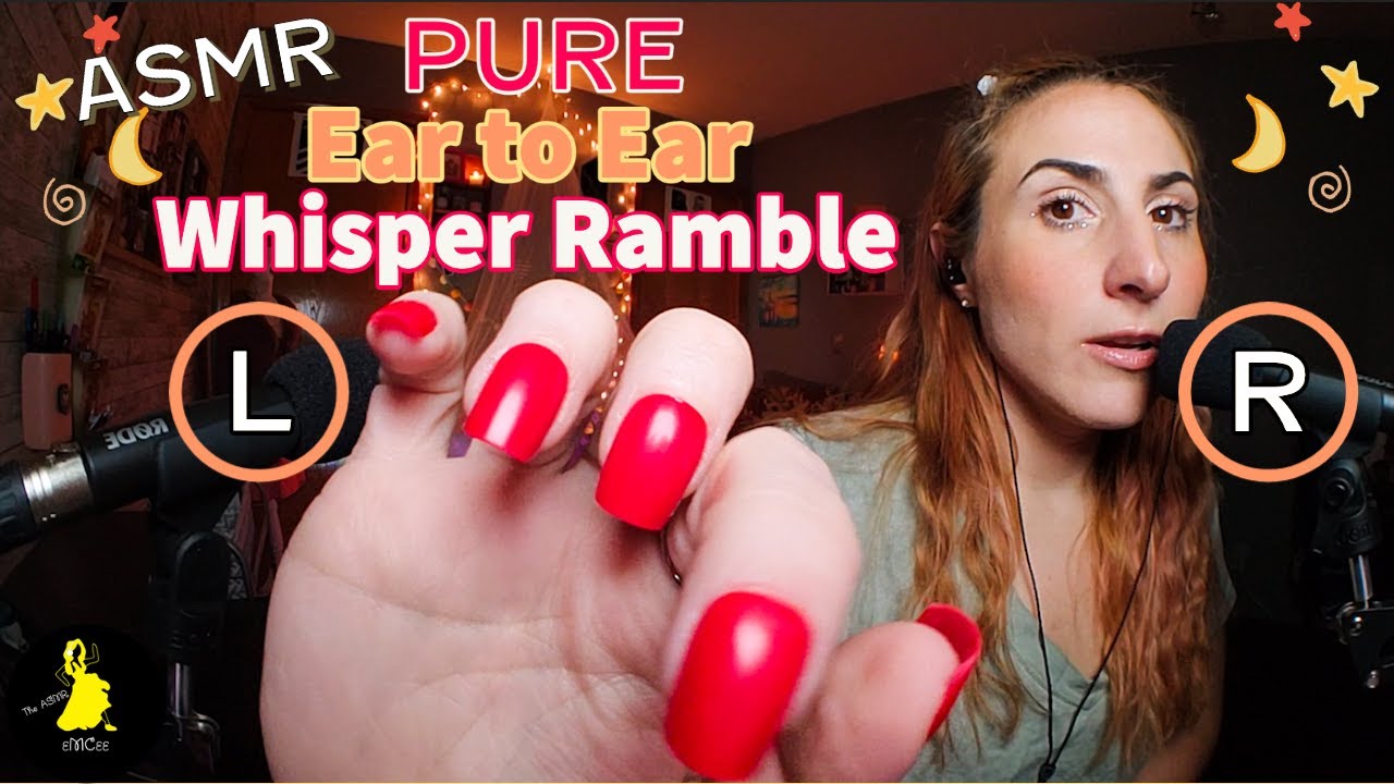 ASMR PURE & DEEP Ear to Ear Whisper Ramble for Sleep