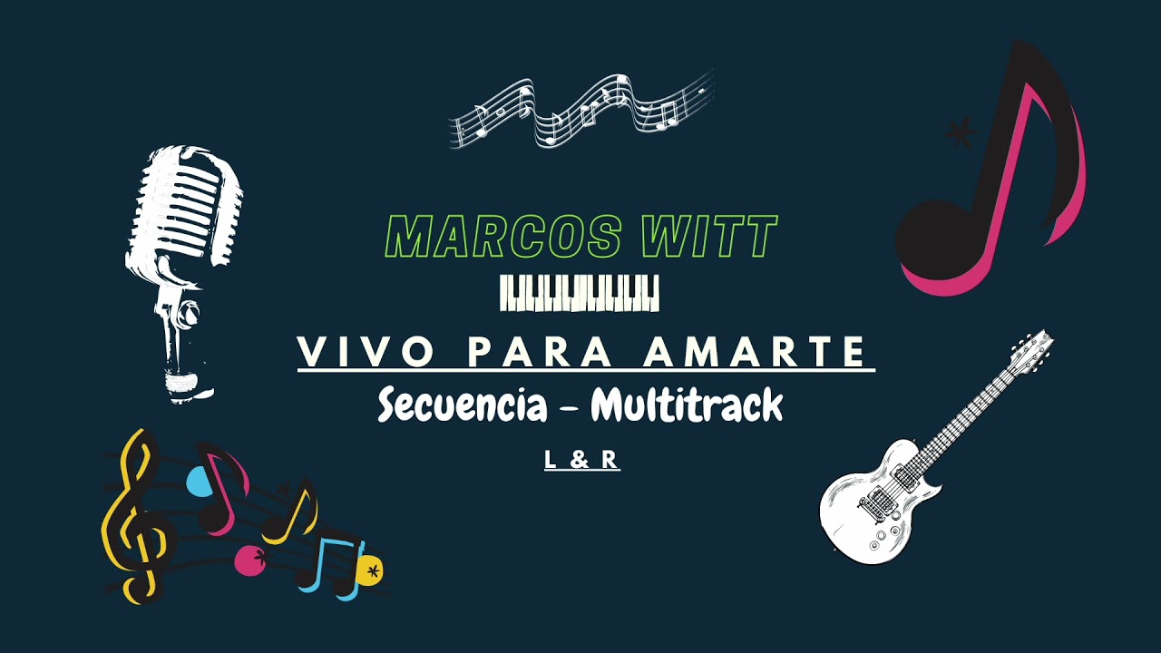 Vivo para amarte - Marcos Witt (Secuencia L y R 🎧 - Multitrack)
