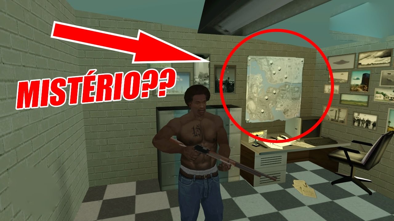 O mistério do MAPA DOS UFO's de GTA San Andreas feat. Gigaton Games