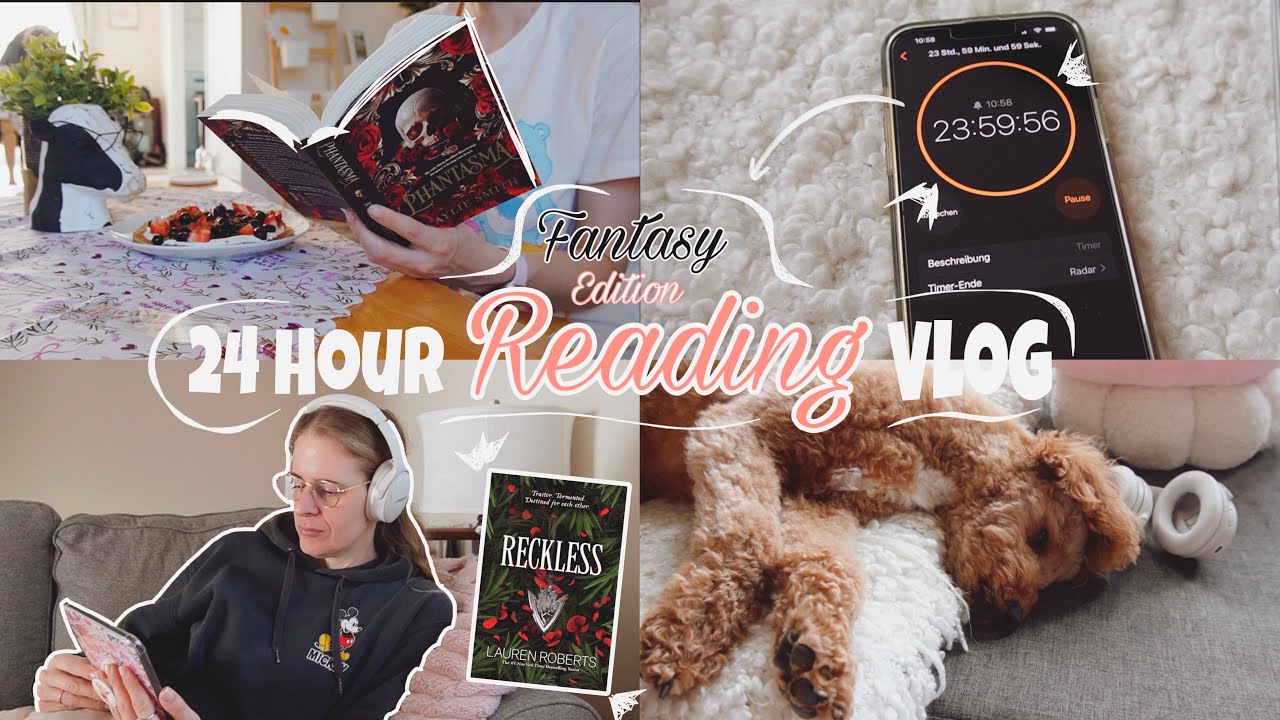 24h READATHON  🧚📚⭐️ Fantasy Edition Lese Vlog