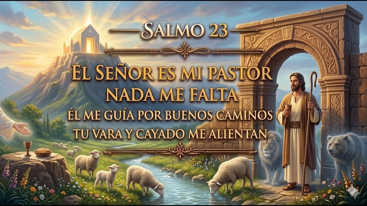SALMOS PARA ORAR - Musica de oración y clamor - SALMOS 23: El Señor Es Mi Pastor