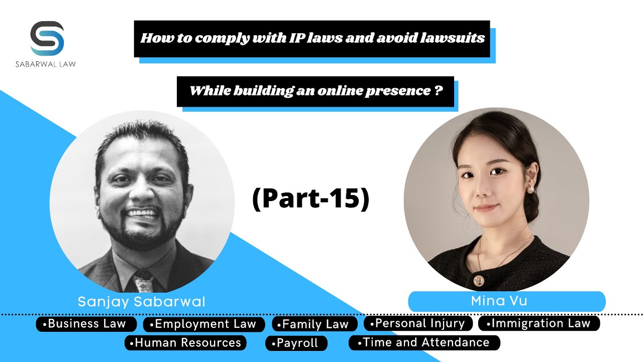 29.15. How to comply with IP laws and avoid lawsuits while building an online presence ?