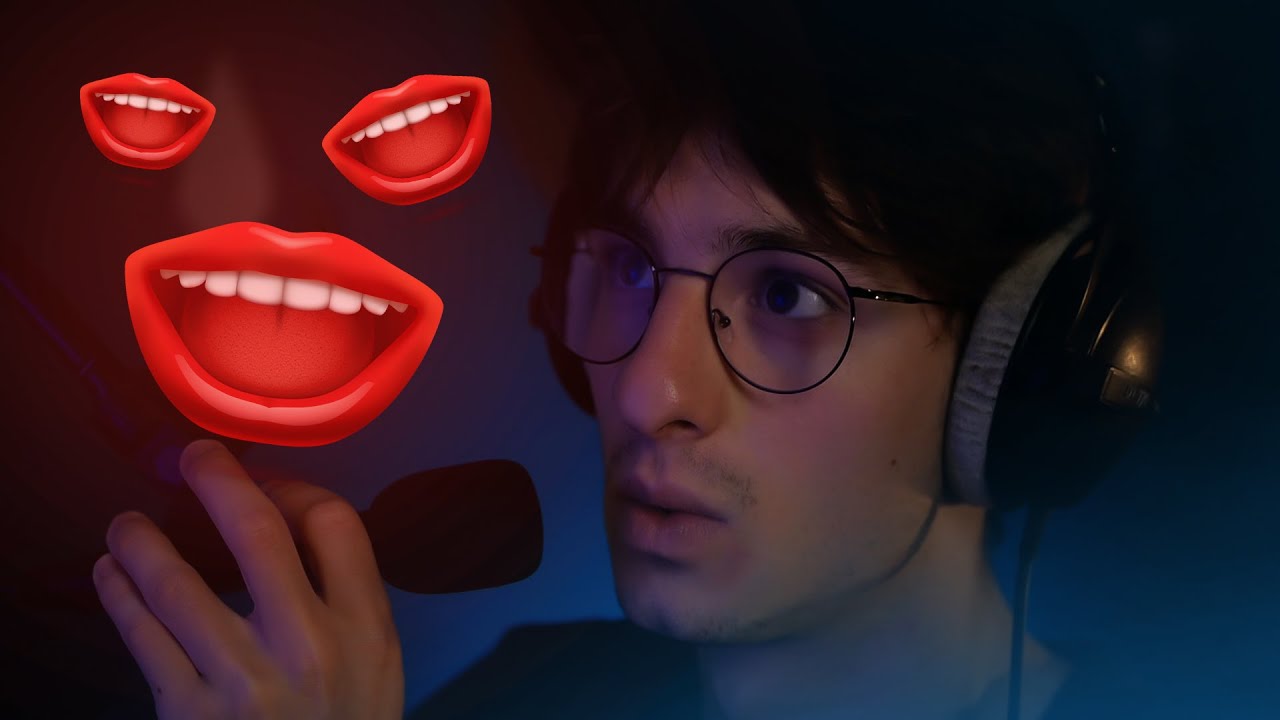ASMR Bruits de BOUCHE 💋 (Langue, Tapping sur joues, Mâchouilles, Visuel..)