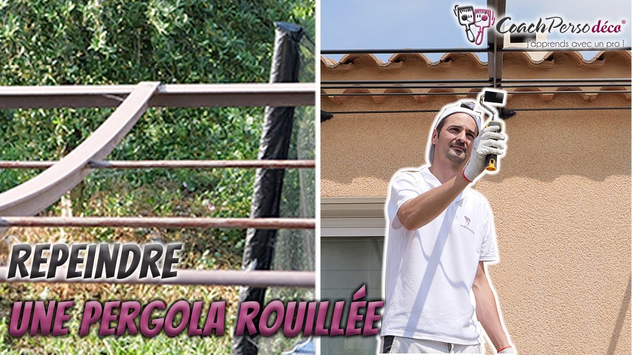 Repeindre une pergola en fer de manière soignée et durable