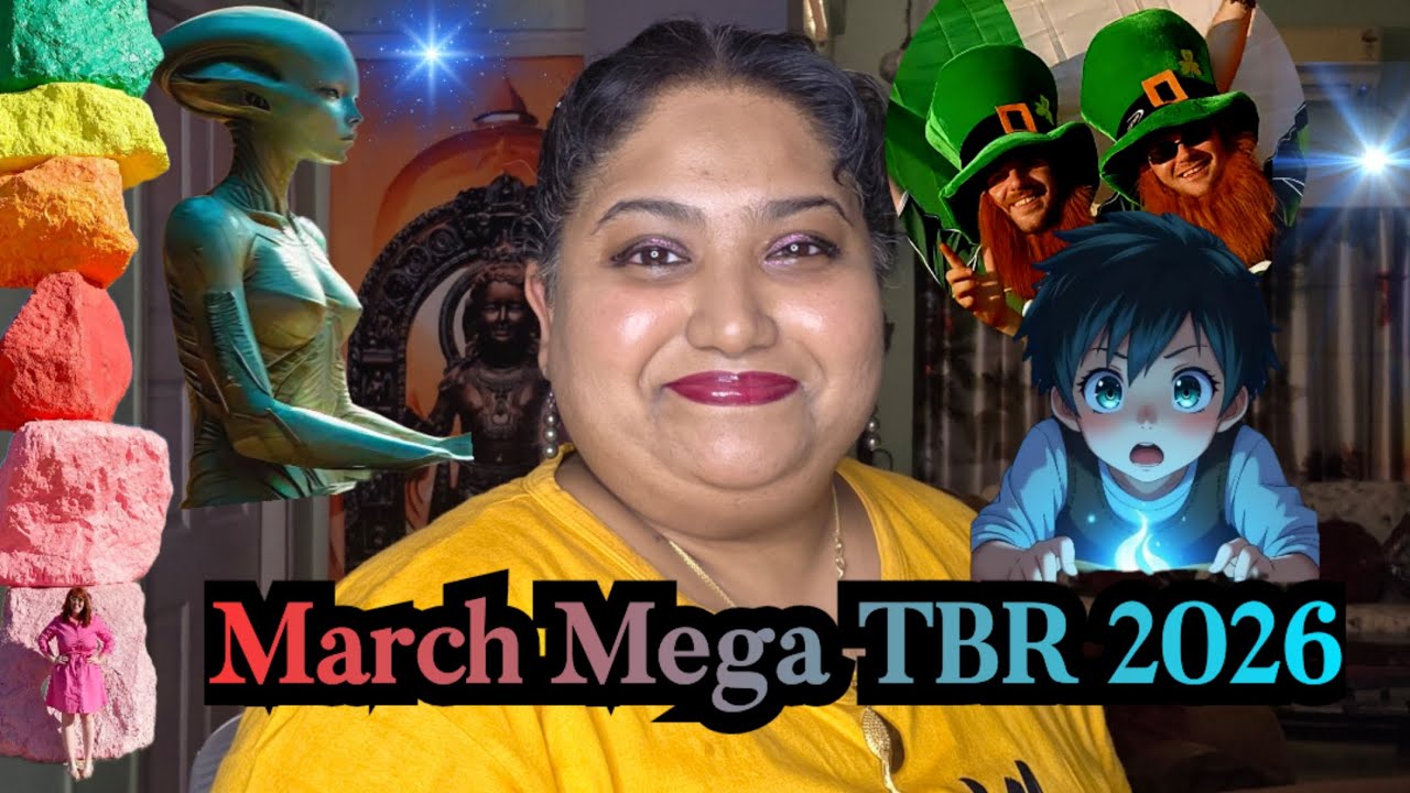 👽 MY MARCH MEGA TBR ☀️!  | #booktube | #galaxyathon | #middlegrademarch | #irishreadathon 