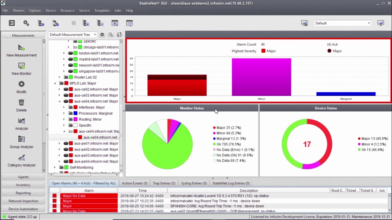 Infosim StableNet&reg; Introduction of Basic Features