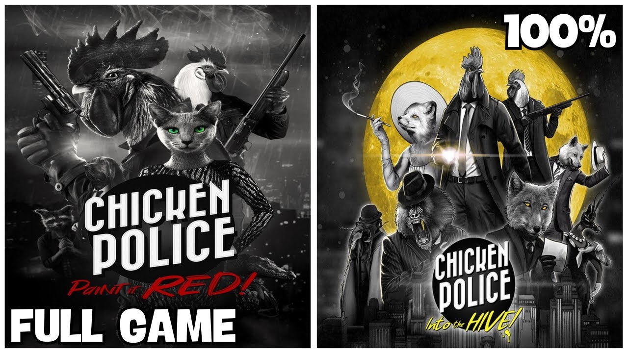 Chicken Police Series 100% Full Gameplay Walkthrough + All Achievements (No Commentary)