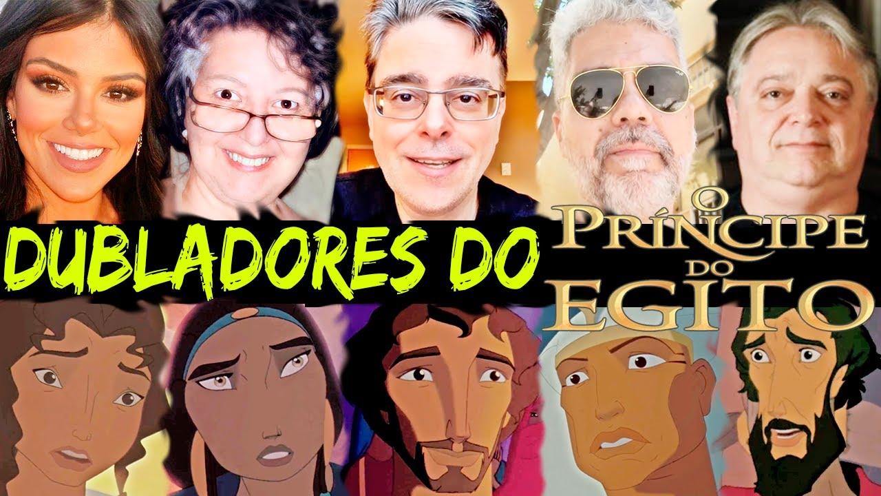 Todos os Dubladores do Filme O Príncipe do Egito (1998) #filmes #mundodadublagem #dublagem