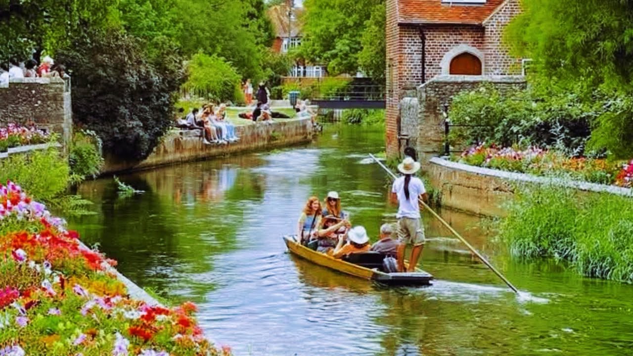Day trip to Canterbury | [4K] Walking Tour, Canterbury, England 2025