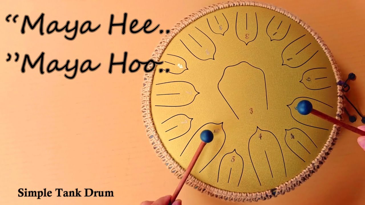 Dragostea Din Tei (O-Zone) - Steel Tongue drum / tank drum cover with tabs