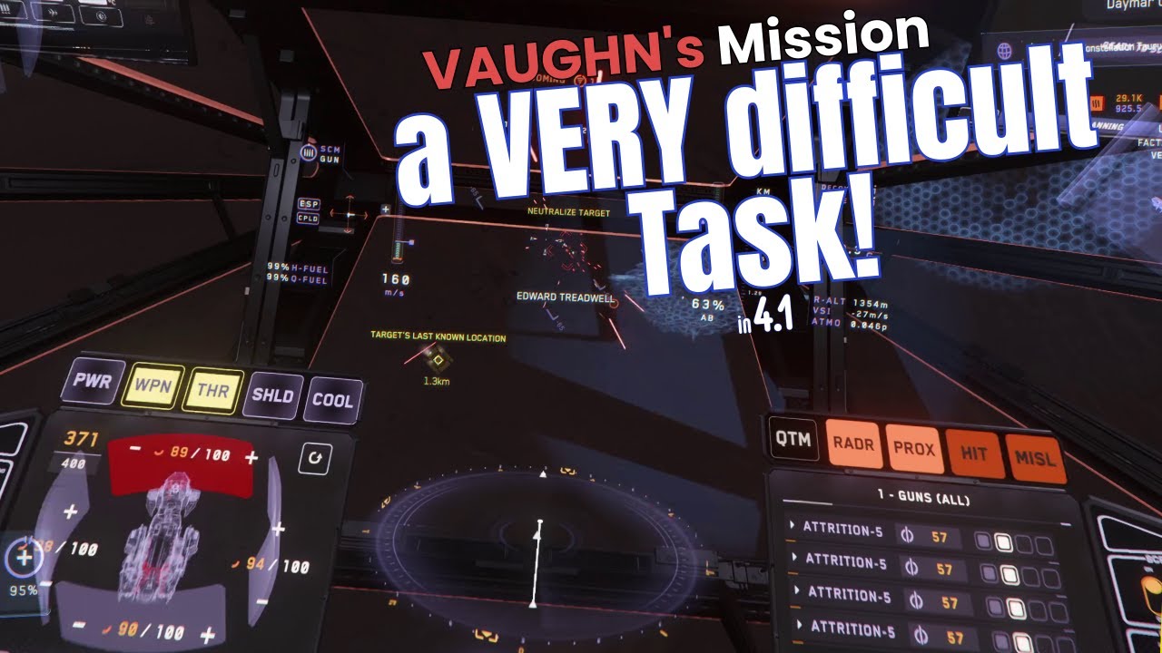 Star Citizen - Vaughn - a very difficult task