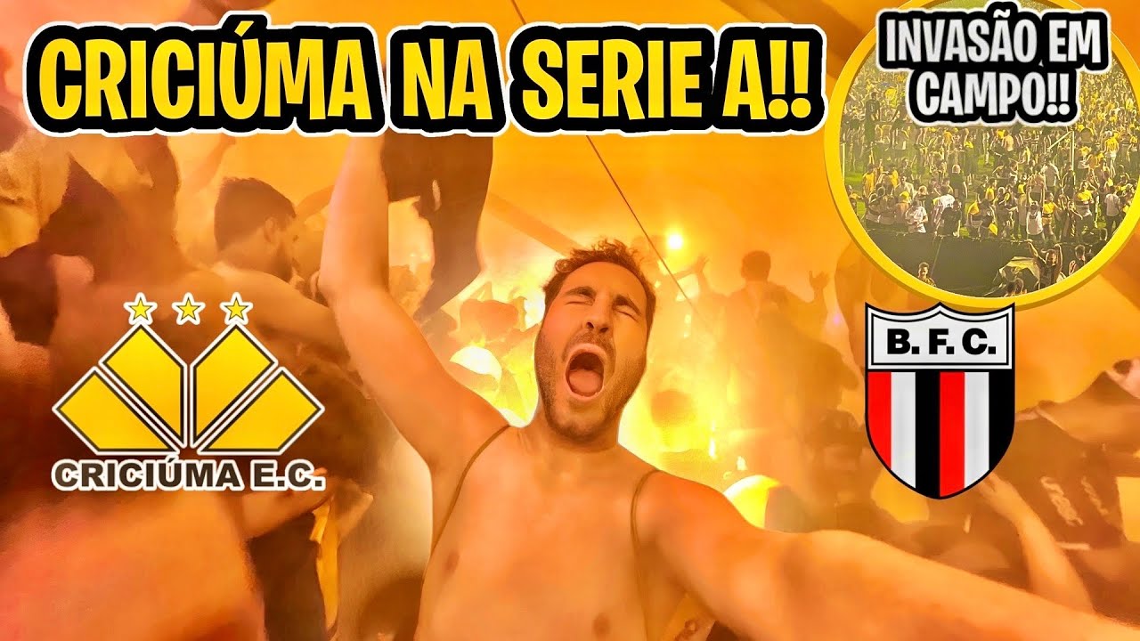 NUNCA VI UMA LOUCURA IGUAL ESSA - CRICIÚMA NA SÉRIE A/ Criciúma 3 x 0 Botafogo-SP
